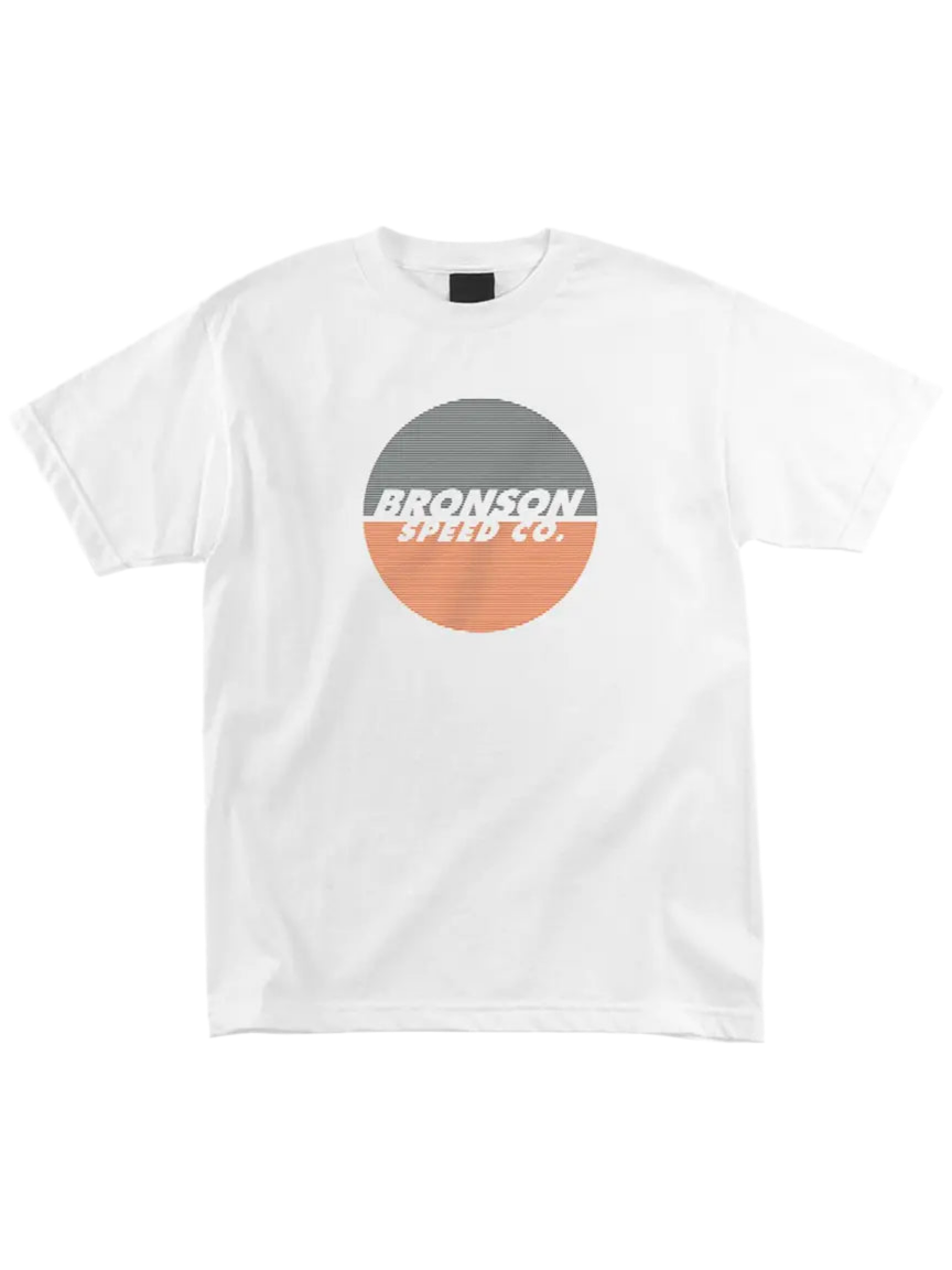 « Bronson Speed Co » BC Lines T-Shirt Blanc