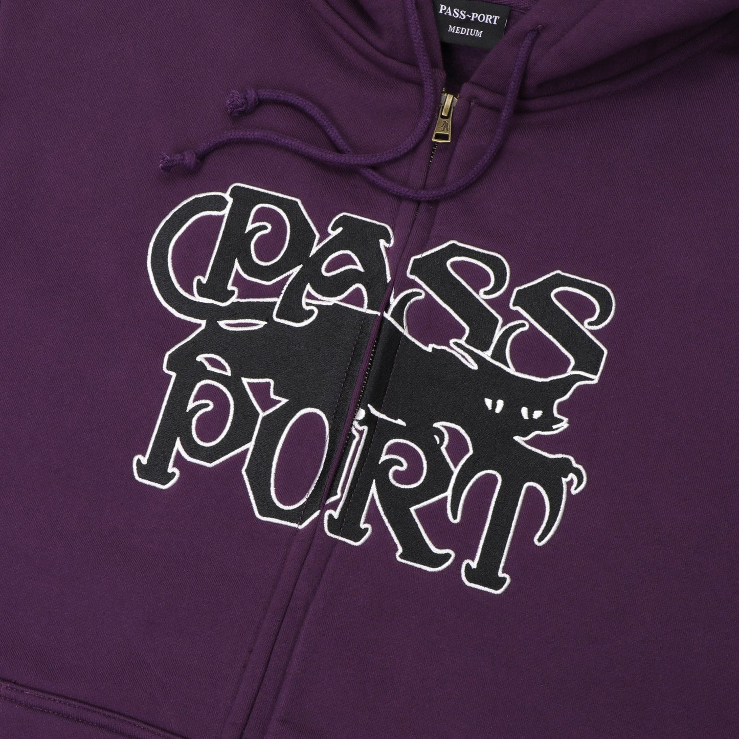 « Pass~Port » Slikin’ Zip Hoodie