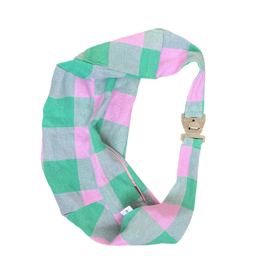 « ANBK » bag rose et vert