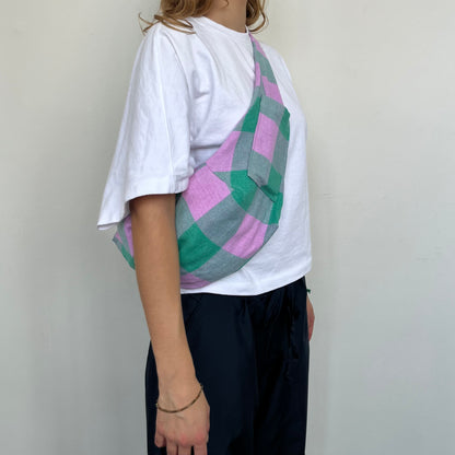 « ANBK » bag rose et vert