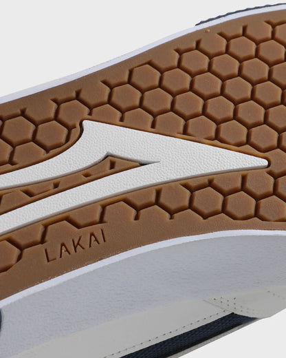 « Lakai » Cambridge White Leather Navy Reflective
