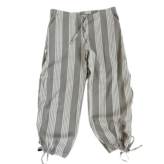 « ANBK » pants gris et blanc