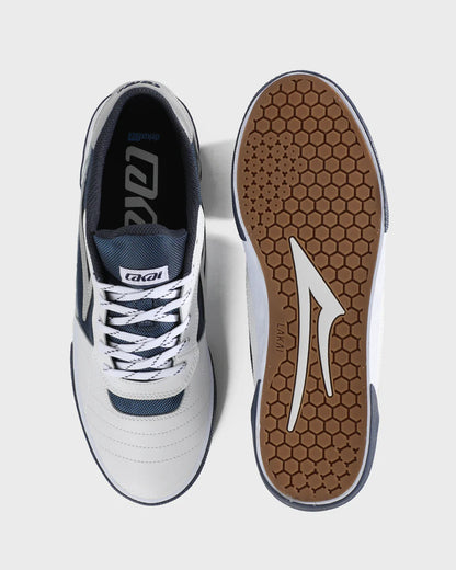 « Lakai » Cambridge White Leather Navy Reflective