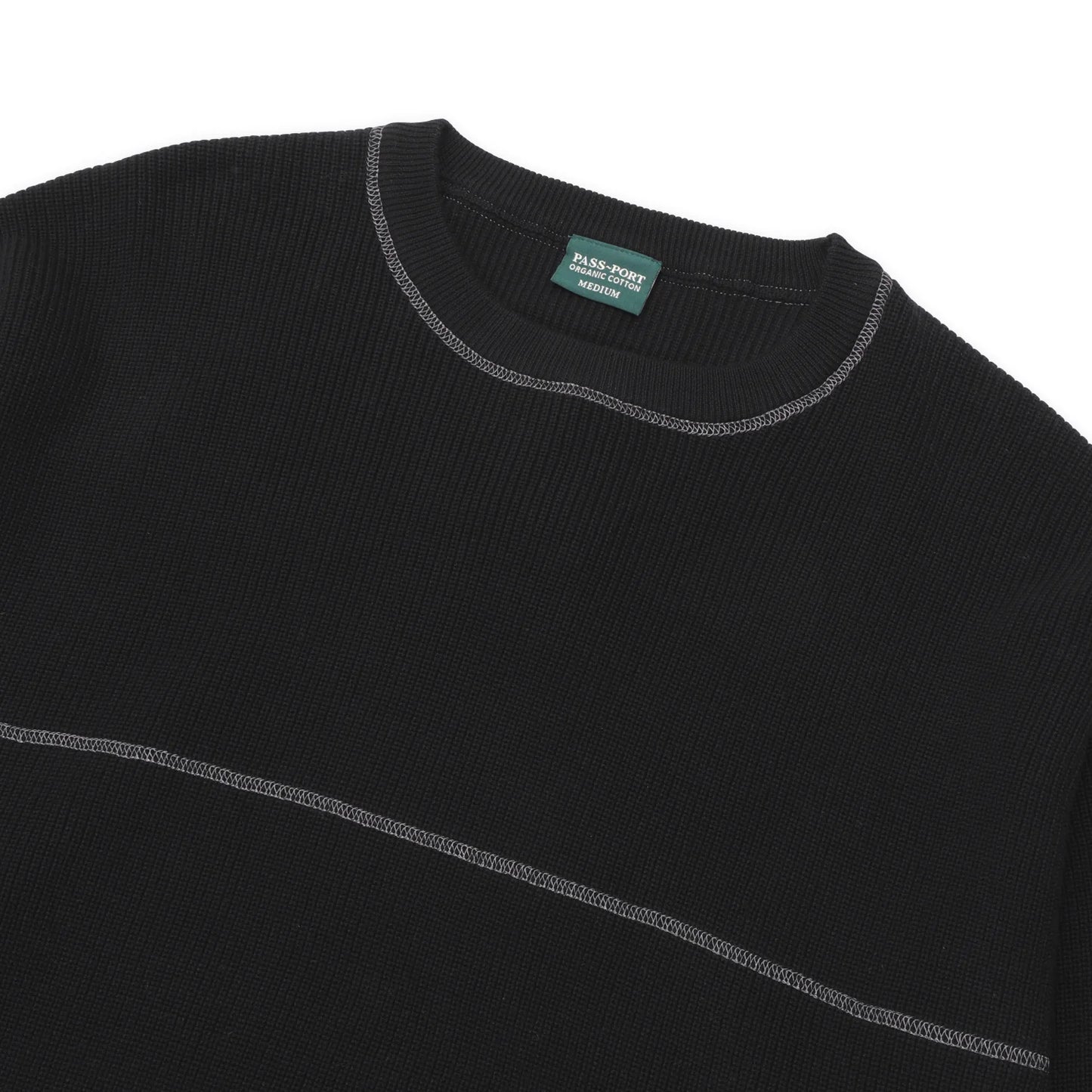 « Pass~Port » Overlocked Organic Knit