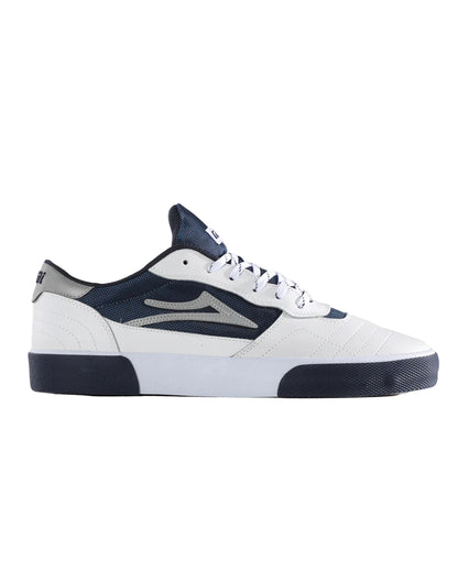 « Lakai » Cambridge White Leather Navy Reflective