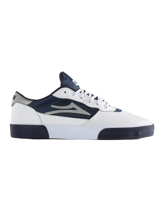 « Lakai » Cambridge White Leather Navy Reflective