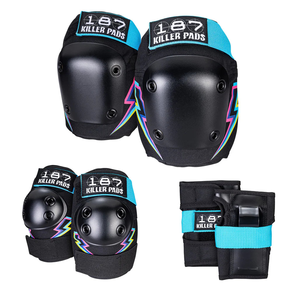 « 187 Killer Pads » Junior Full Pack Electric Bolt