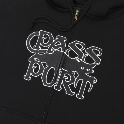 « Pass~Port » Slikin’ Zip Hoodie