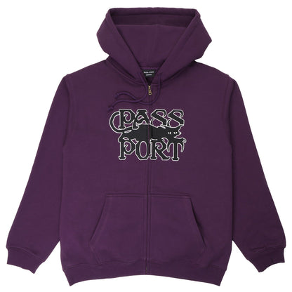 « Pass~Port » Slikin’ Zip Hoodie