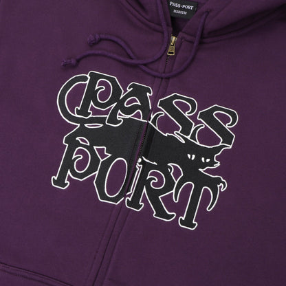 « Pass~Port » Slikin’ Zip Hoodie