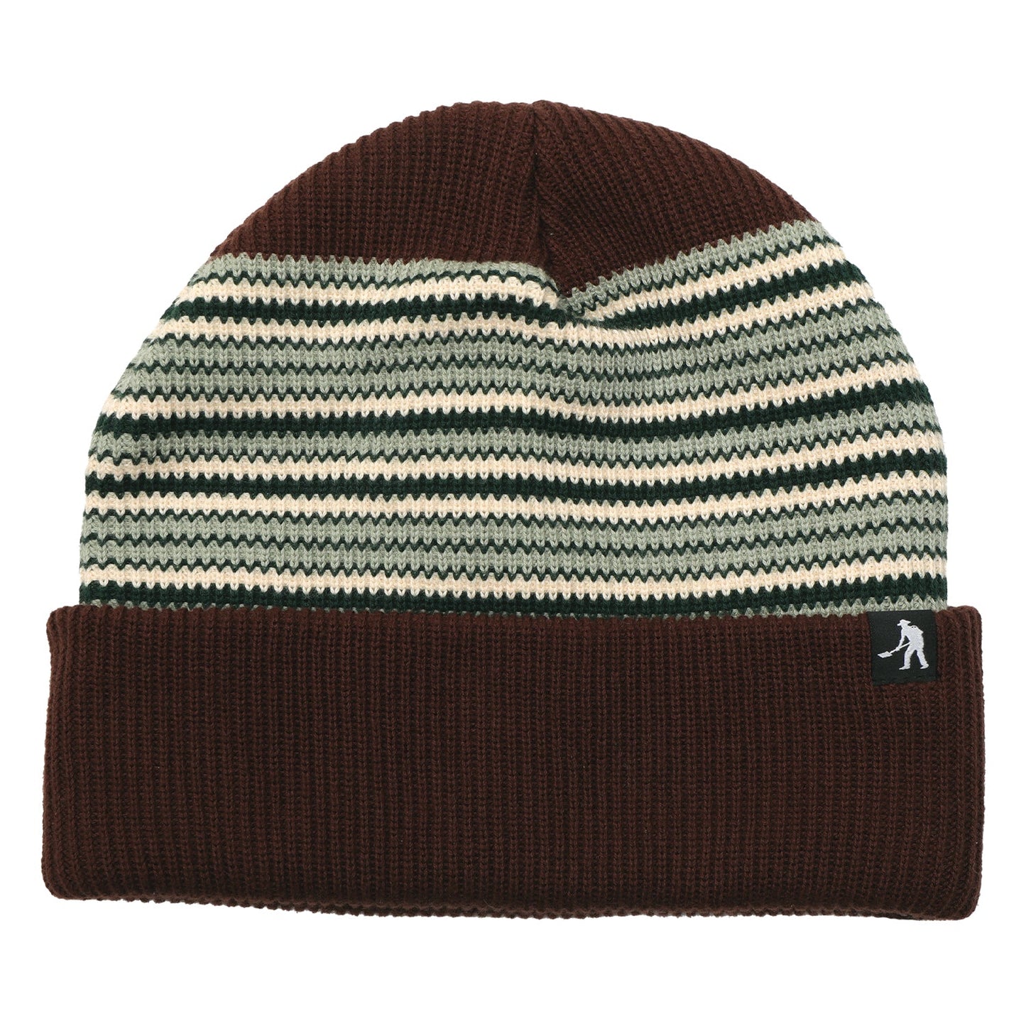 « Pass~Port » Striped Organic Knit Beanie