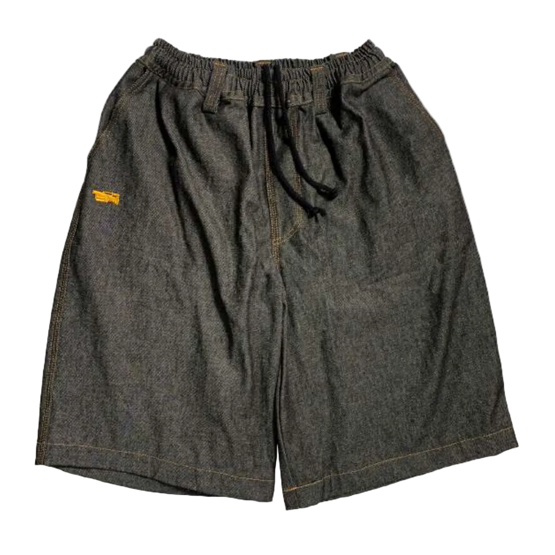 « TELEVISISTAR » Short raw denim