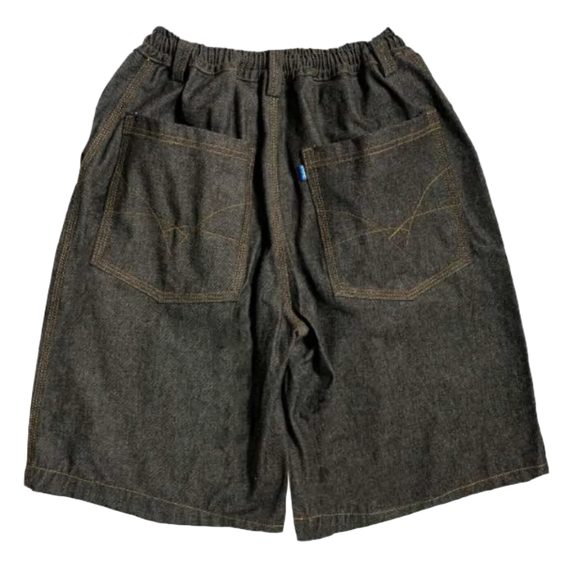 « TELEVISISTAR » Short raw denim